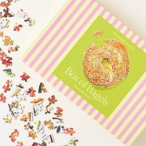 BRAND NEW IN BOX Piecework Box of Bagels Puzzles